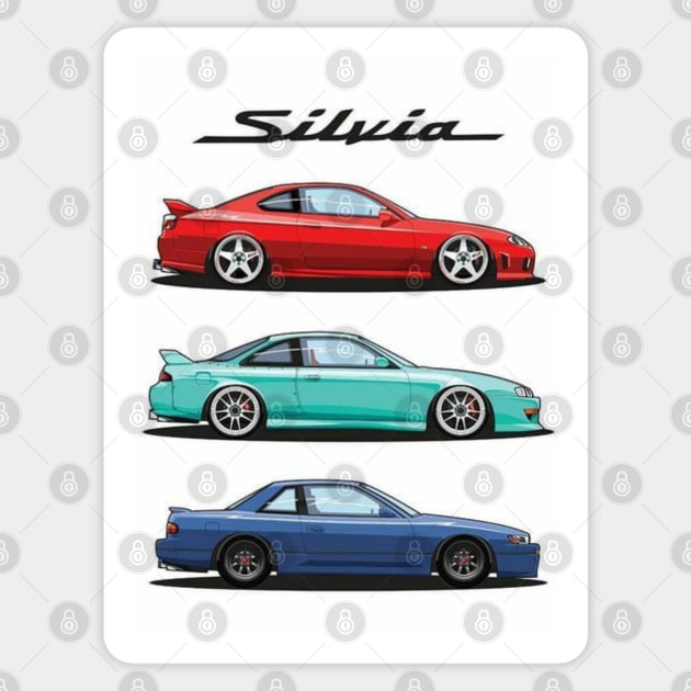 SILVIA Family Sticker by LynxMotorStore